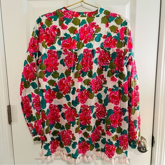 Roller Rabbit Pink and Green Floral Top - Picture 8 of 8